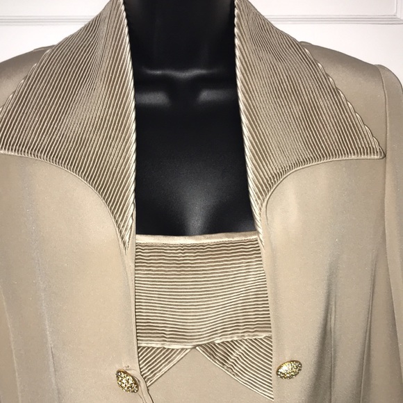 Formal Mother of The Bride Dress & Jacket suit silk made in USA size 8? read all - Picture 4 of 16